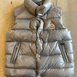 Grey Moncler Kids Vest